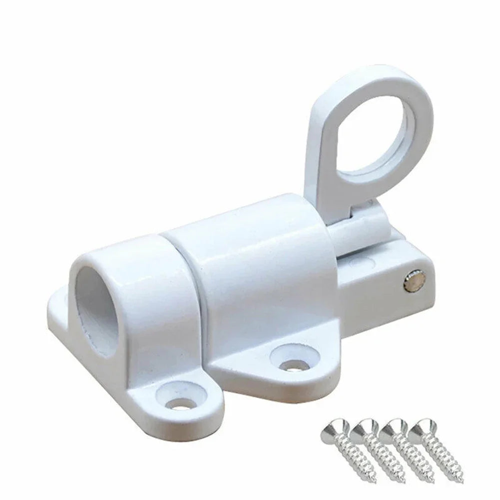 Automatischer Aluminium Torschloss Zugfeder Türriegel Riegel Schwarz