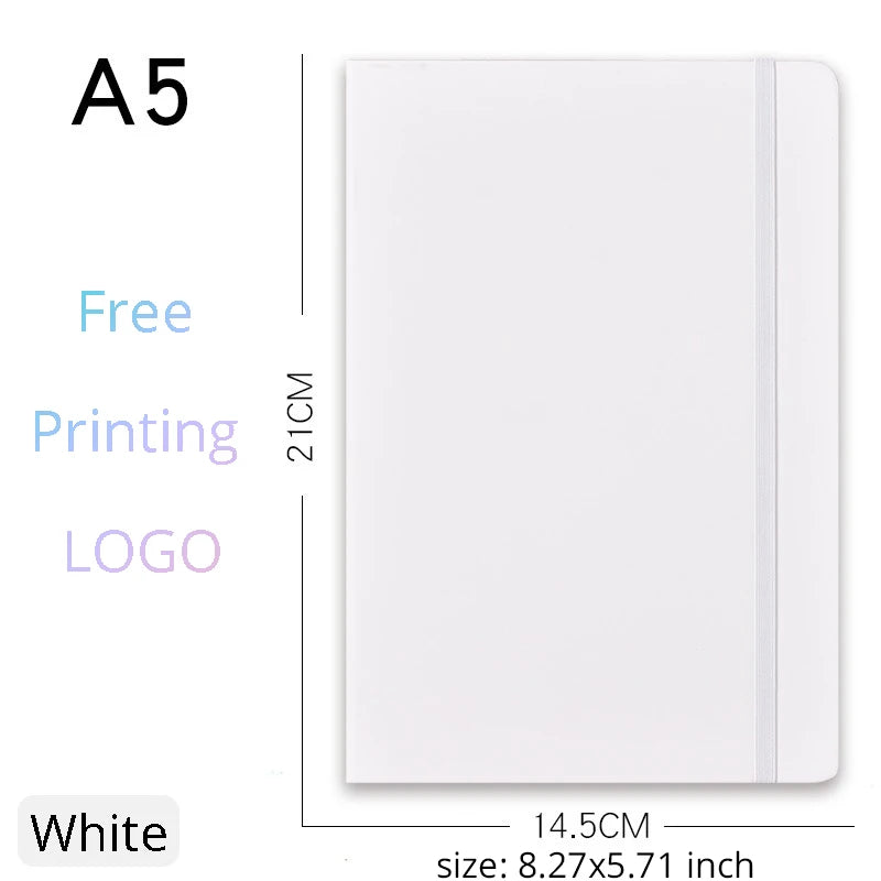 Notizbuch A5/A6 PU-Leder mit individuellem Logo – Tagebuch & Journal-Yabubest - Home & More