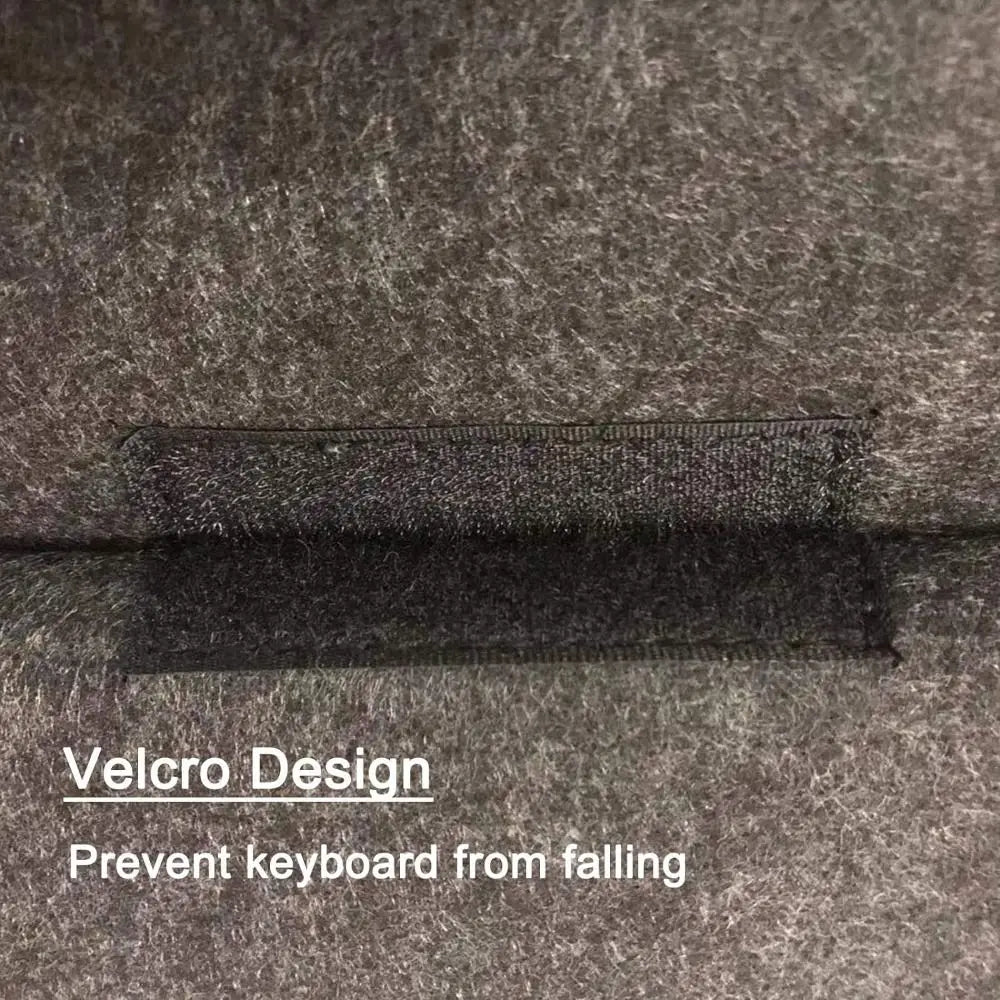 Tragbare Filz Aufbewahrungstasche für kabellose Tastaturen
