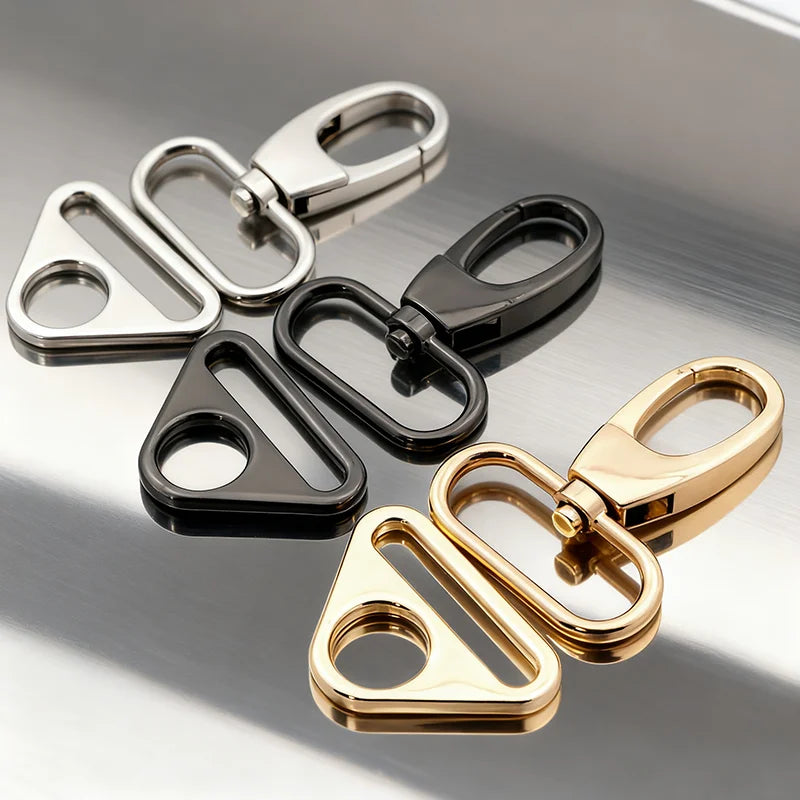 Metall Taschengurt Schnallen Drehverschluss Karabiner 19-38mm DIY Zubehör