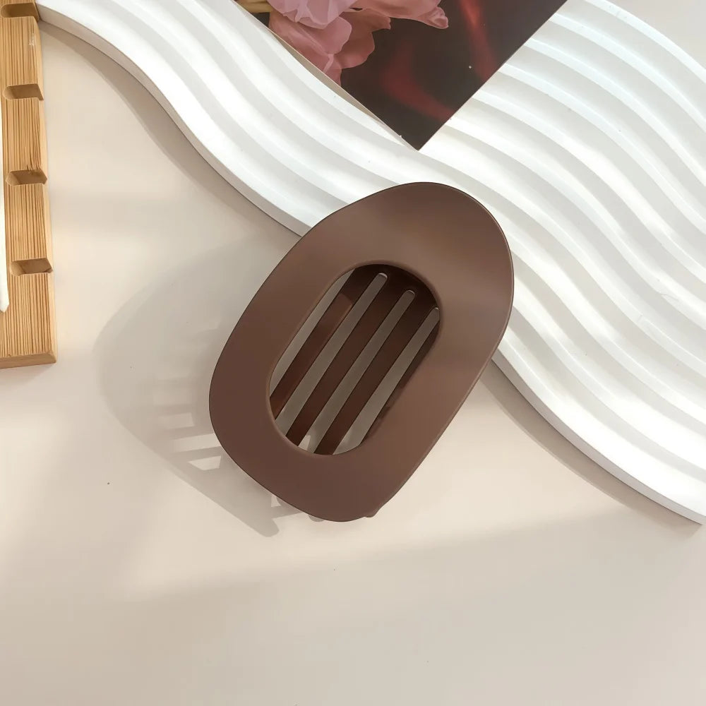 Stylische Haarklammer Leopardenmuster matt für einfachen Halt