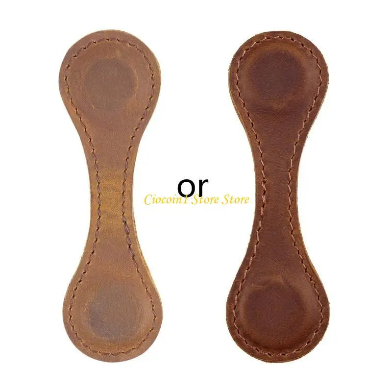 Tragbares Lesezeichen aus Leder mit Magnetverschluss für Buchseiten