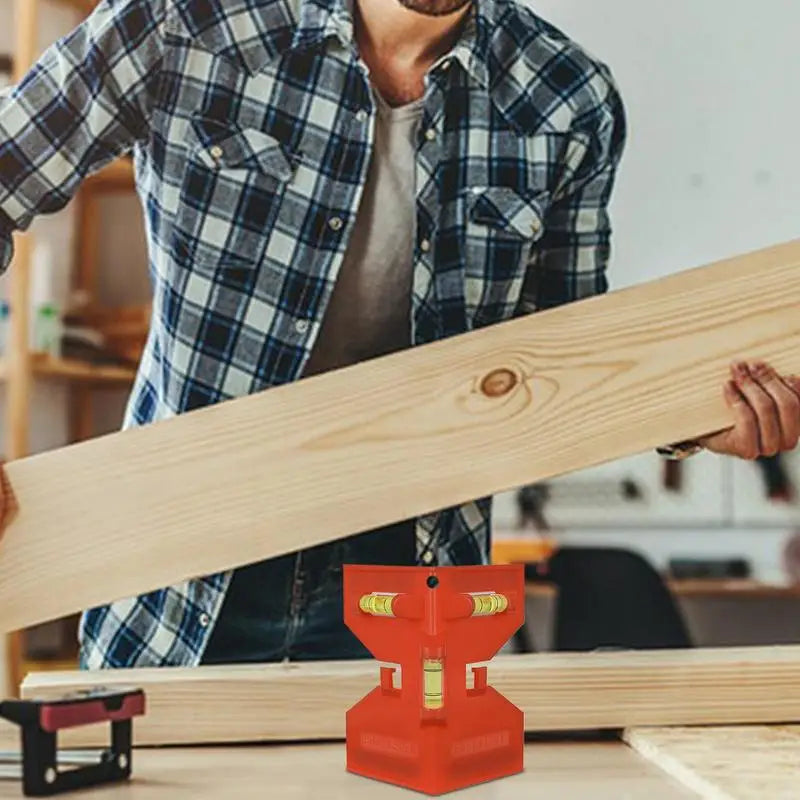 Magnetisches Nivellierwerkzeug 3 Libellen für Pfosten Rohre Holz