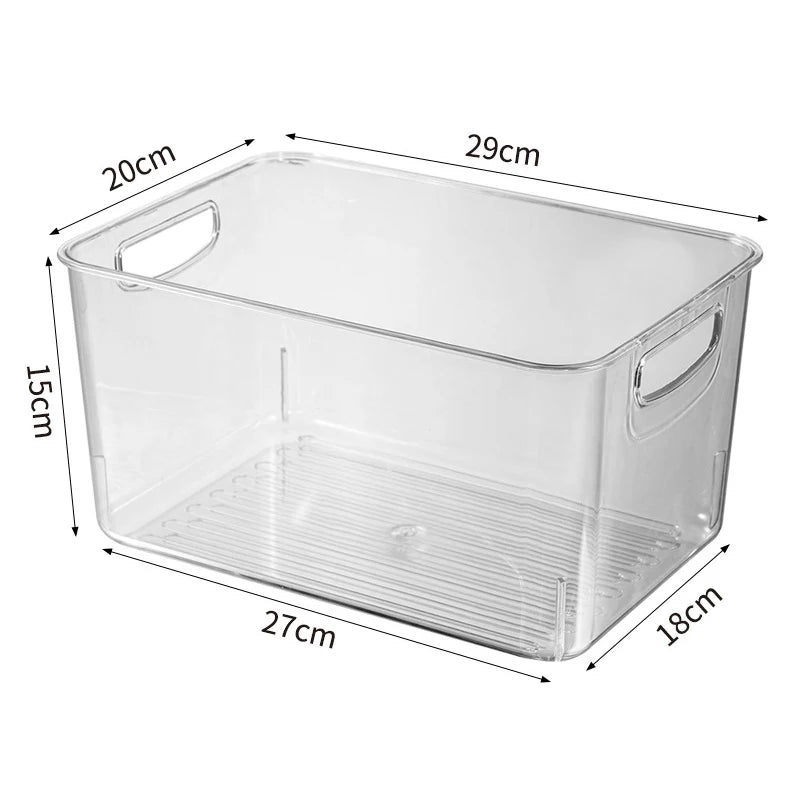 Transparente Kühlschrankbox – Robuste PET Aufbewahrung für Obst - Gemüse