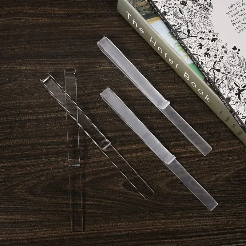 2er Set transparente Notenständer-Clips ideal für Musikbücher und Noten