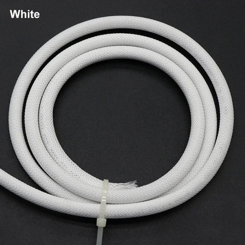 6mm PET Geflechtschlauch – Isolierter Kabel Schutz für Drähte - Bündelung