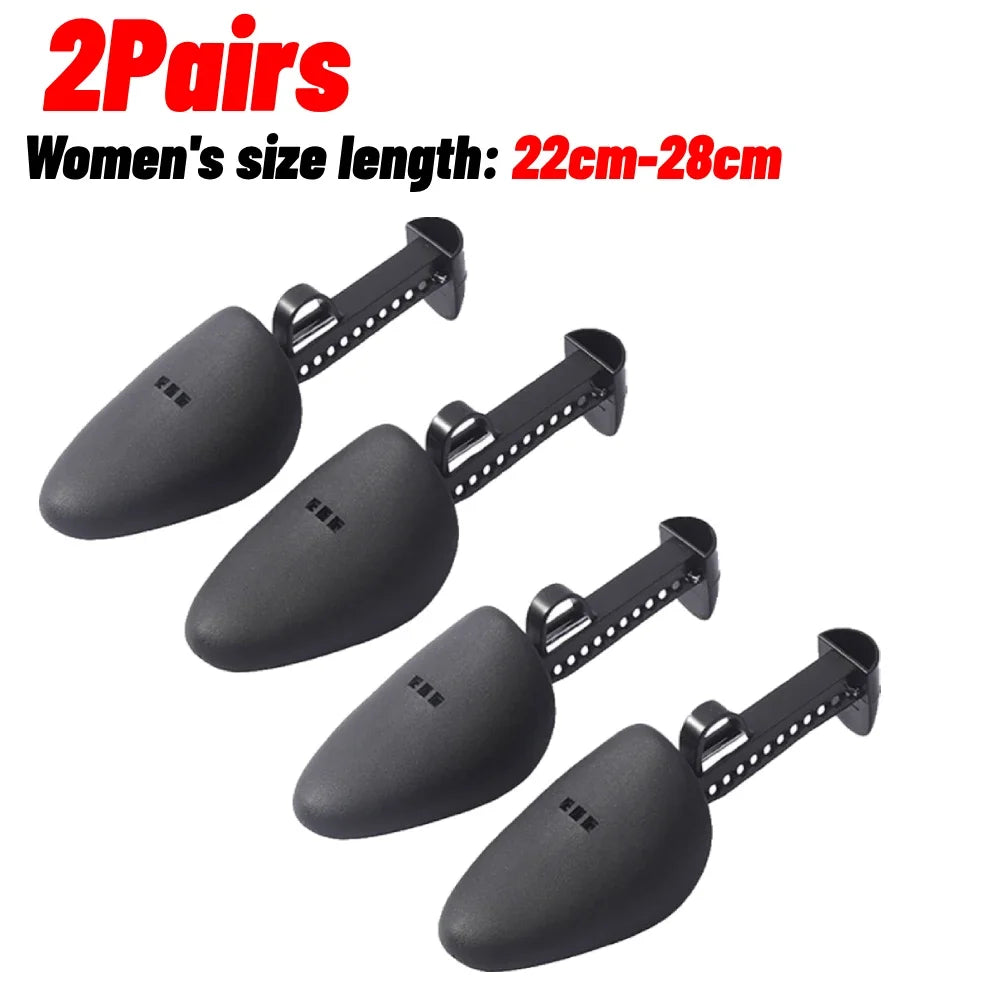 Verstellbare Kunststoff Schuhspanner 1/2 Paar für Damen und Herren Schuhe
