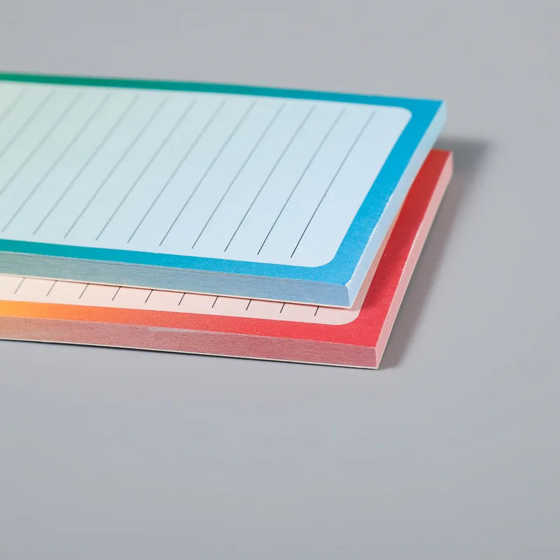 Magnetische Kühlschrank-Notizblöcke 50 Blatt To-Do Liste Farbverlauf