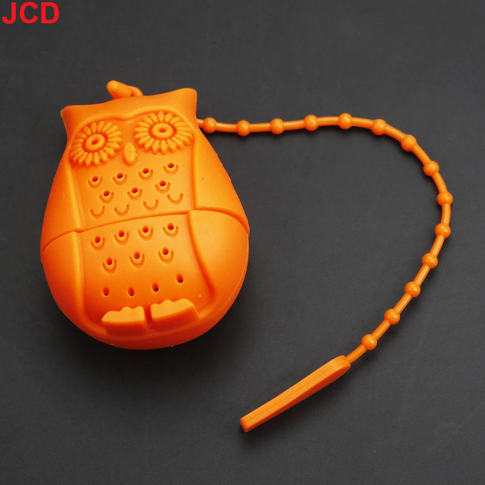 Praktischer Silikon Teefilter in Erdbeer und Zitronenform für losen Tee