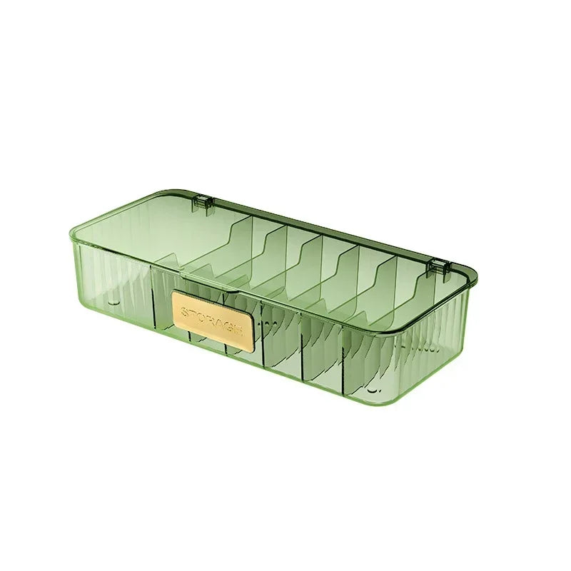 Kabel Organizer Box Reise Zuhause – 7 Fächer für Daten Ladegerät Speicher