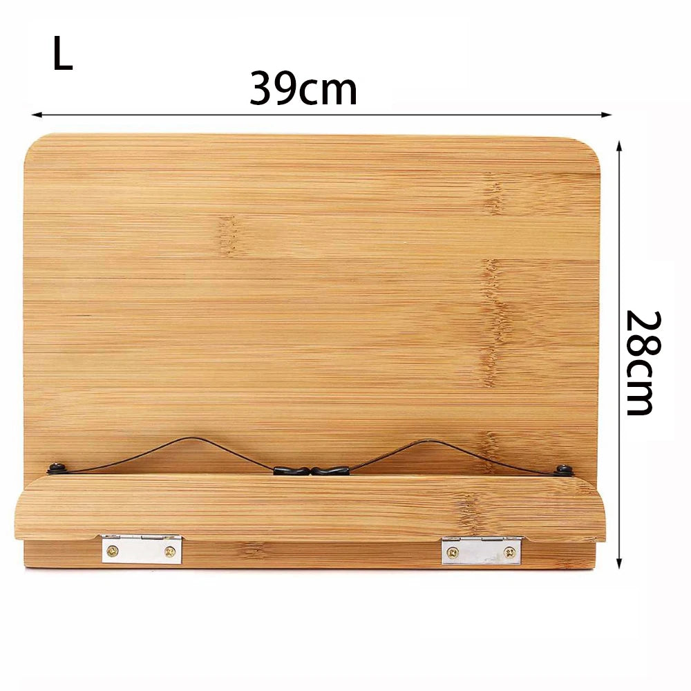 Komfortabler Buchständer aus Holz für ergonomisches Lesen und Ordnung