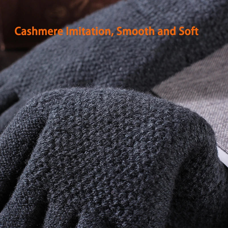 Warme Herren Touchscreen Handschuhe Strick Business Radfahren