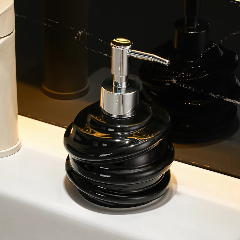 Keramik Seifenspender 300 ml für flüssige Seife