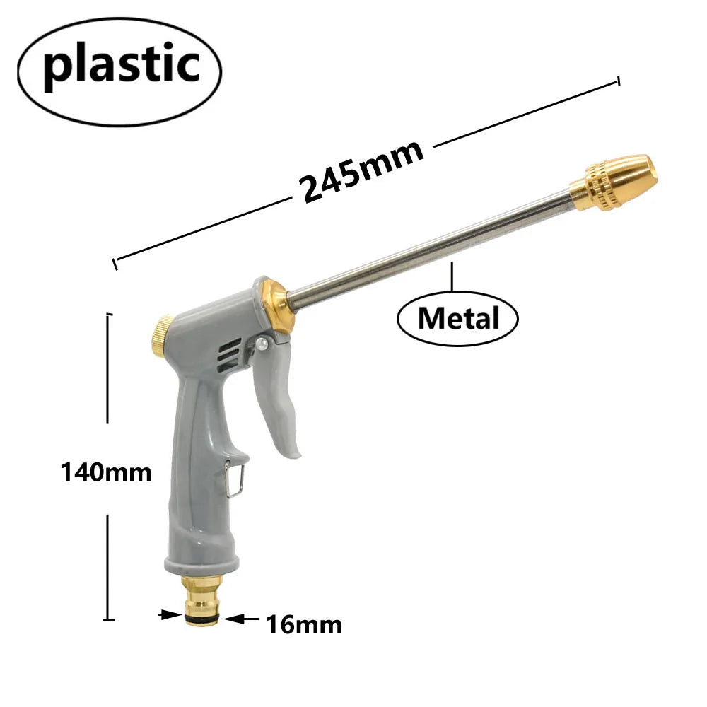 Hochdruck Wasserpistole mit variablen Strahlbildern für Garten und Auto