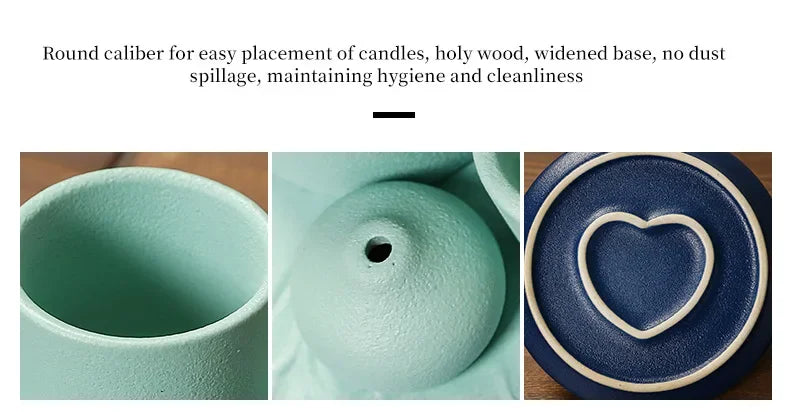 Multifunktionaler Keramik Räuchergefäßhalter 4 in 1