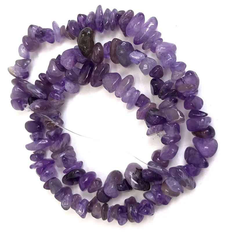 Natürliche unregelmäßige Kristallperlen 5-8mm für DIY Schmuck 16 Zoll