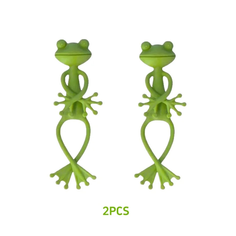 Flexibler Frosch Kabelbinder wiederverwendbar Garten Pflanzenstütze verstellbar