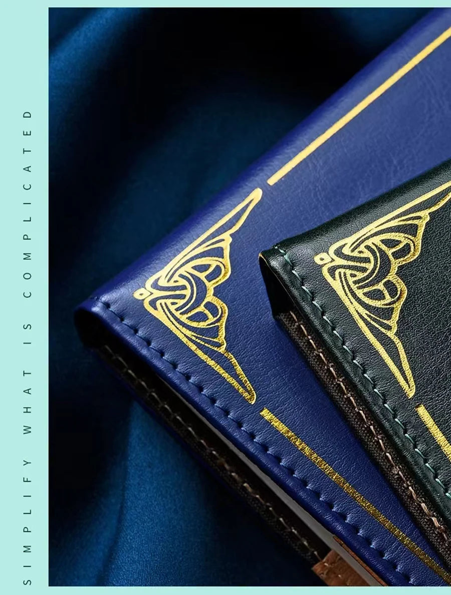 Retro Passwort Notizbuch A5 mit Schloss - Tagebuch Ledger-Yabubest - Home & More