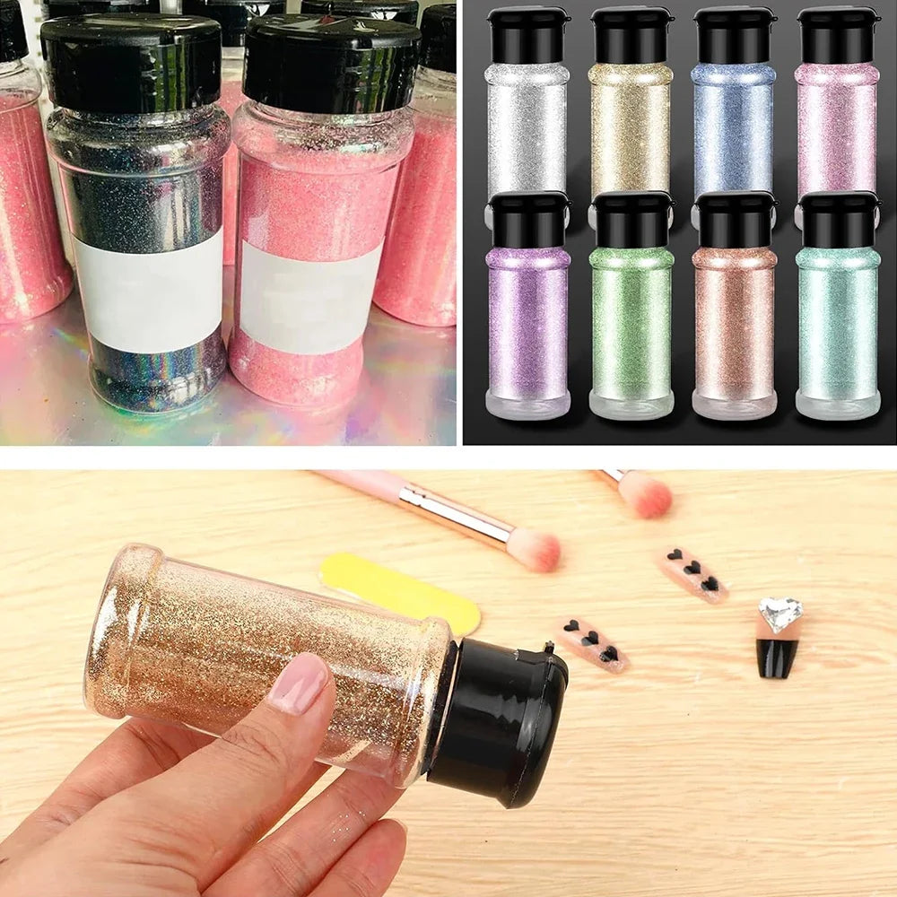 20 Stück Durchsichtige Kunststoff Gewürzflaschen Salz Pfefferstreuer