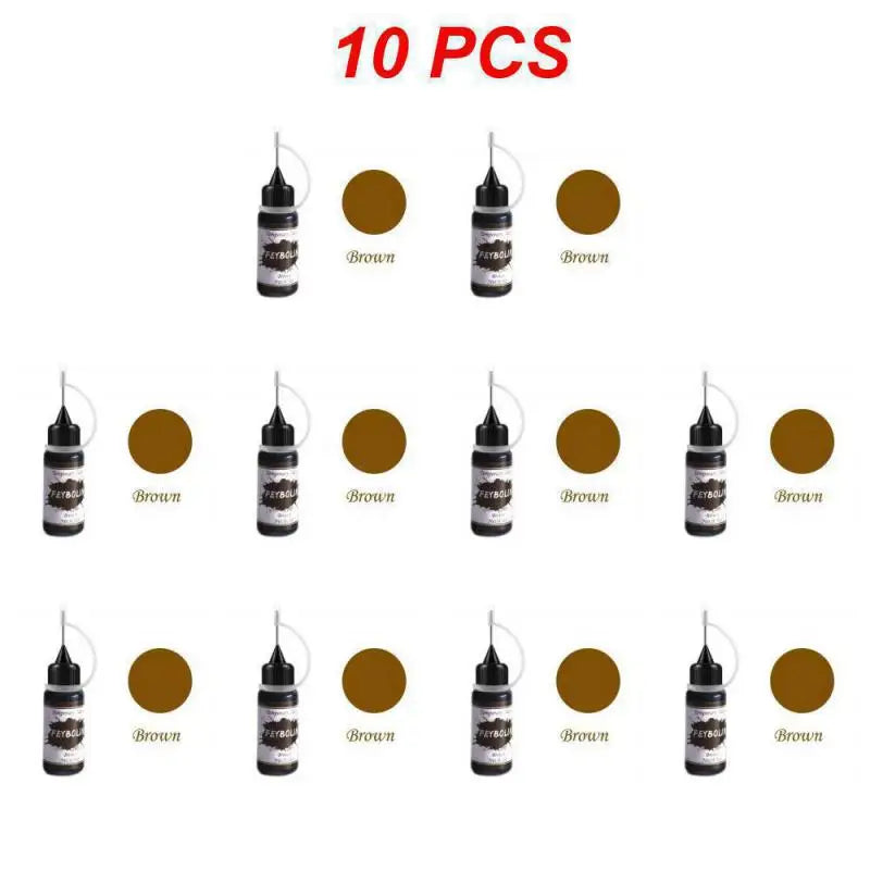 7 Farben Temporäre Henna Tattoo Tinte Set semi-permanent DIY Körperkunst