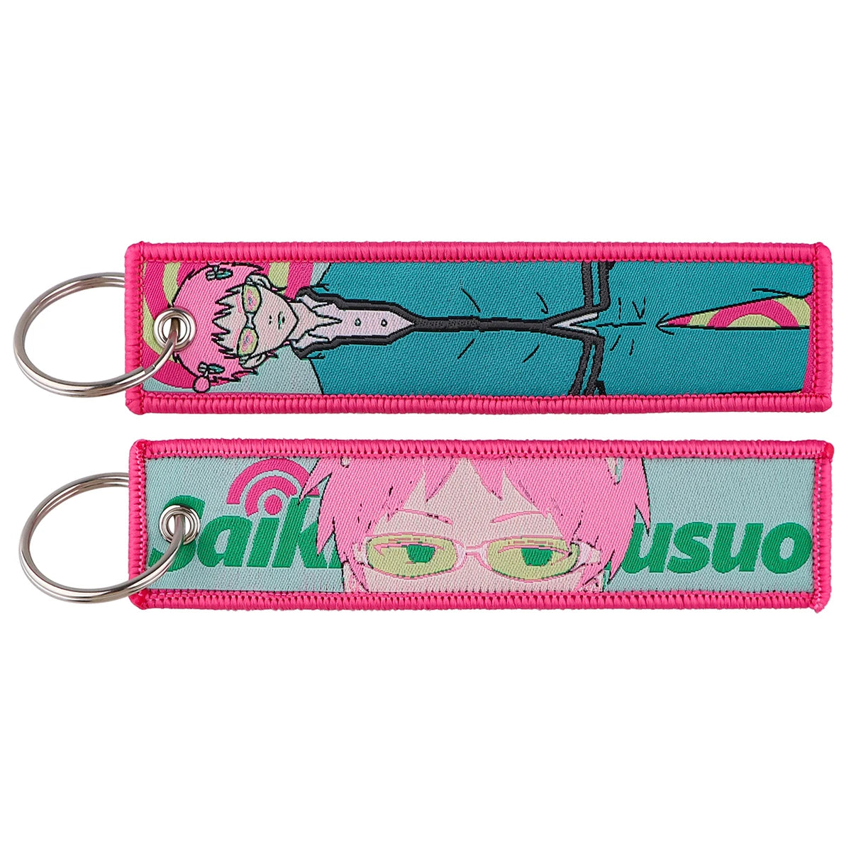 Manga Cartoon Schlüsselanhänger aus Metall für Motorrad und Auto 13cm