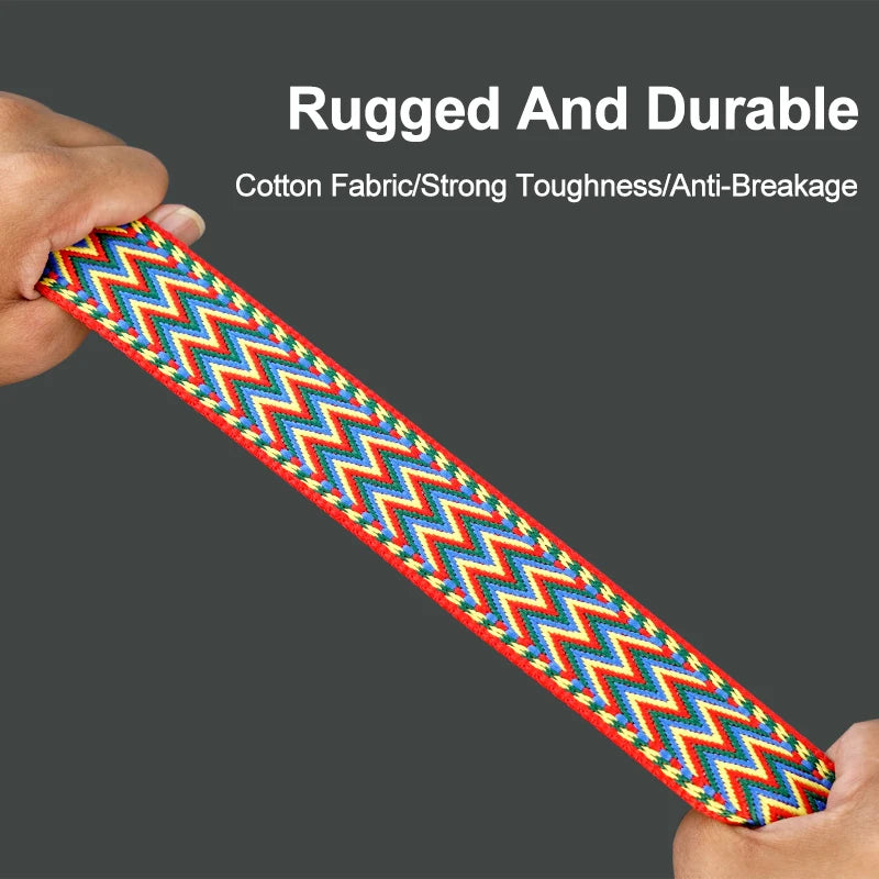 Verstellbarer ethnischer Kameragurt für komfortablen Schultertrag