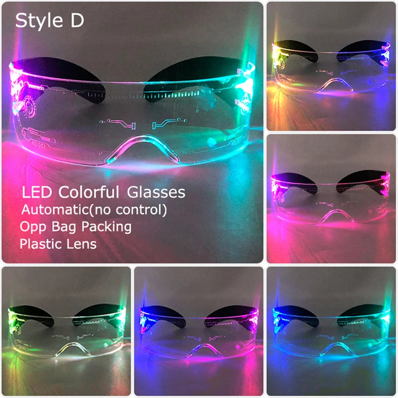 Leuchtende LED Brille mit Farbwechsel für unvergessliche Partys
