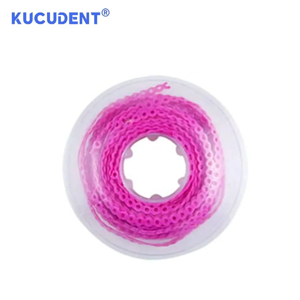 4,57 m elastische Dental Power Chain für Zahnspangen in mehreren Typen