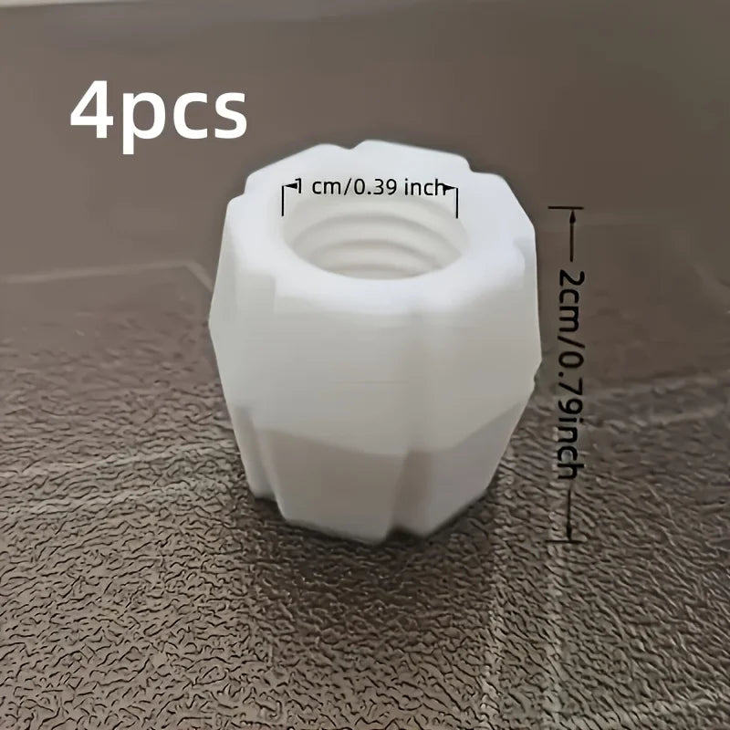 Kompaktes 4er Set Zahnpasta Schlauchadapter für einfache Anwendung