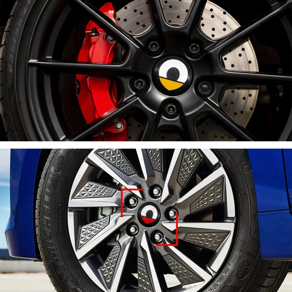 56mm Auto Radnabe Center Cap Metall Emblem Aufkleber für Smart Modelle