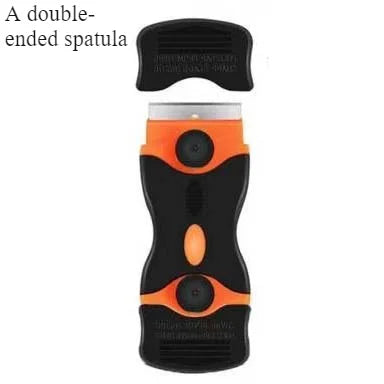 Praktischer Fenster und Glas Schaber mit Nylon Rakel für Reinigung