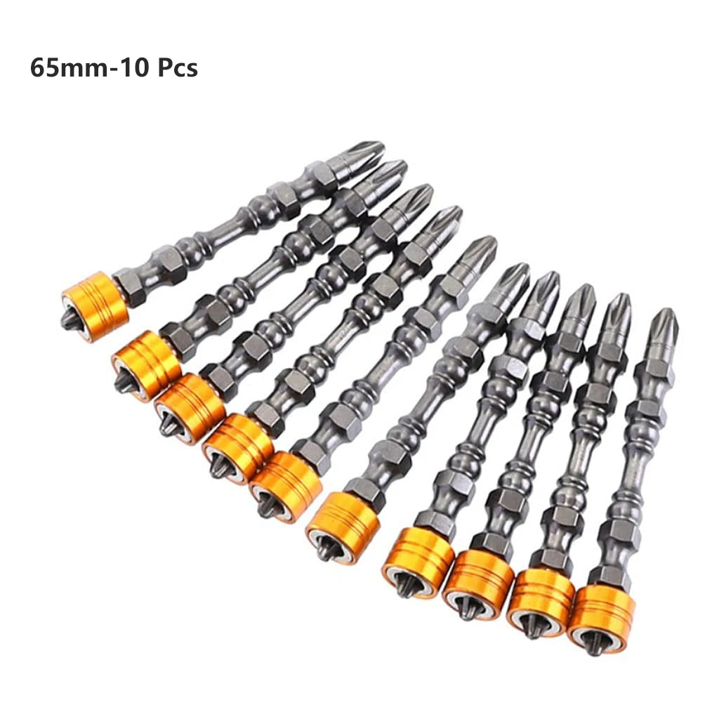 5/10 Stück PH2 magnetische Schraubendreher Bits 1/4 Zoll Sechskantschaft