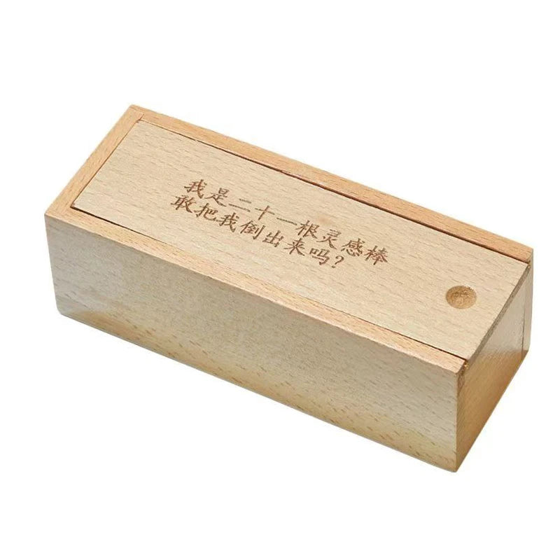 Holz Denkaufgabe Puzzle Box für Erwachsene und Kinder