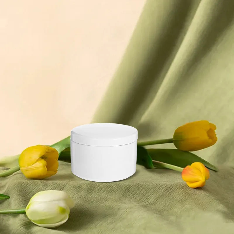 Weißer Porzellan Schmuckorganizer rund für Ringe und Ohrringe