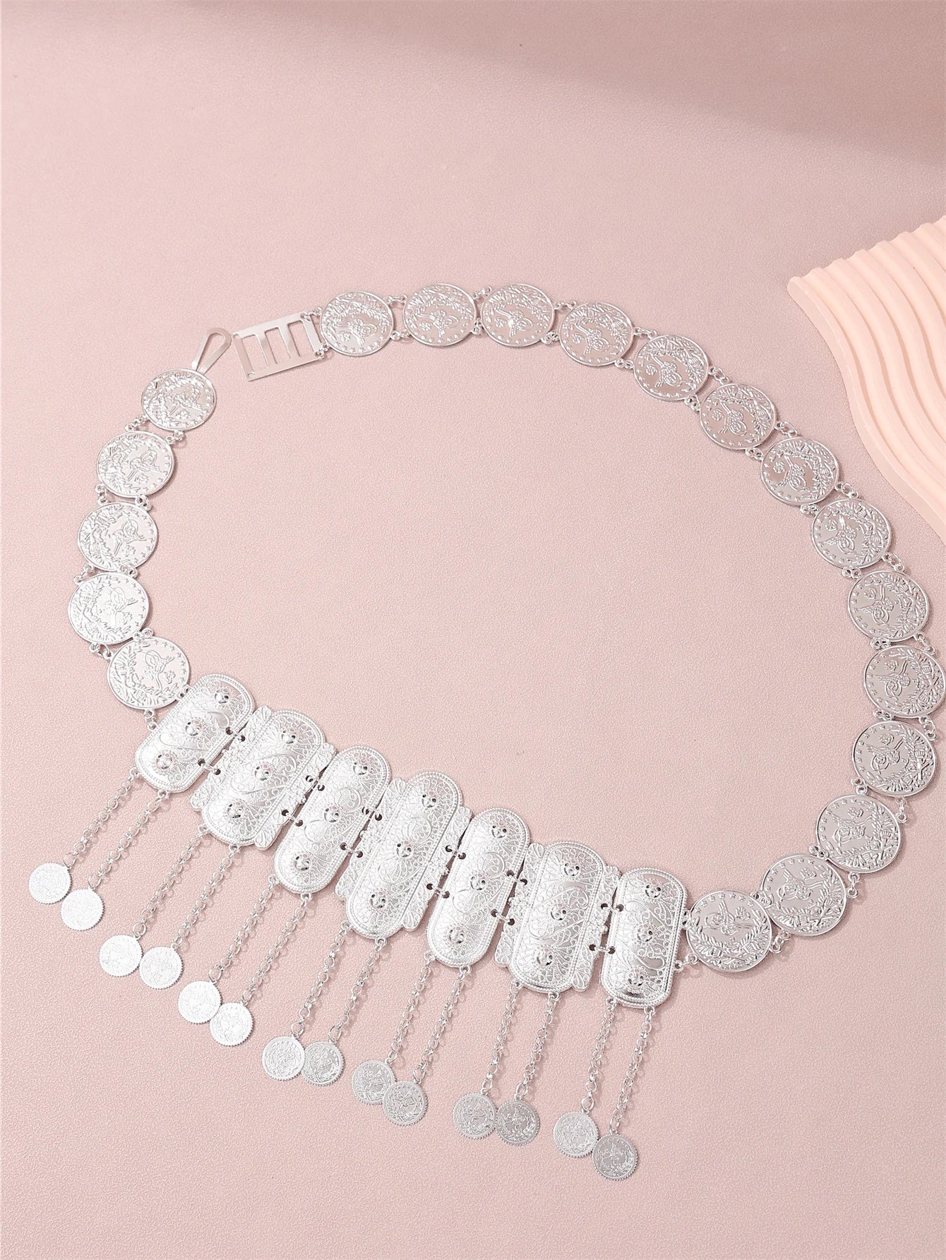 Arabische Damen-Taillenkette aus Legierung im Palast-Vintage-Stil für Braut, Hochzeit, Party, Abendveranstaltungen und Festivals als Kleidungsaccessoire-Yabubest - Home & More