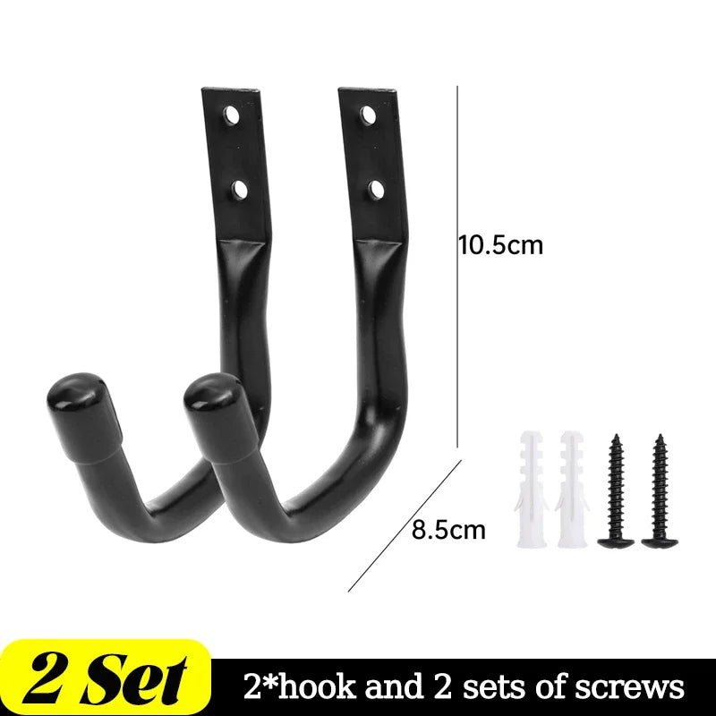 Stabile Wandhaken aus Gusseisen für Garage und Gartengeräte