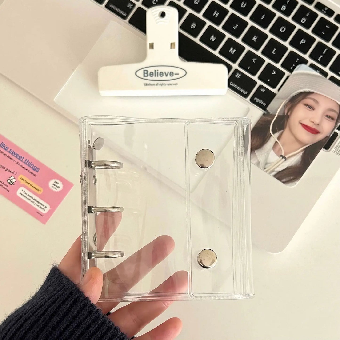 3-Zoll Kpop Fotokarten Sammelbuch und Binder für Idol Bilder Photocards