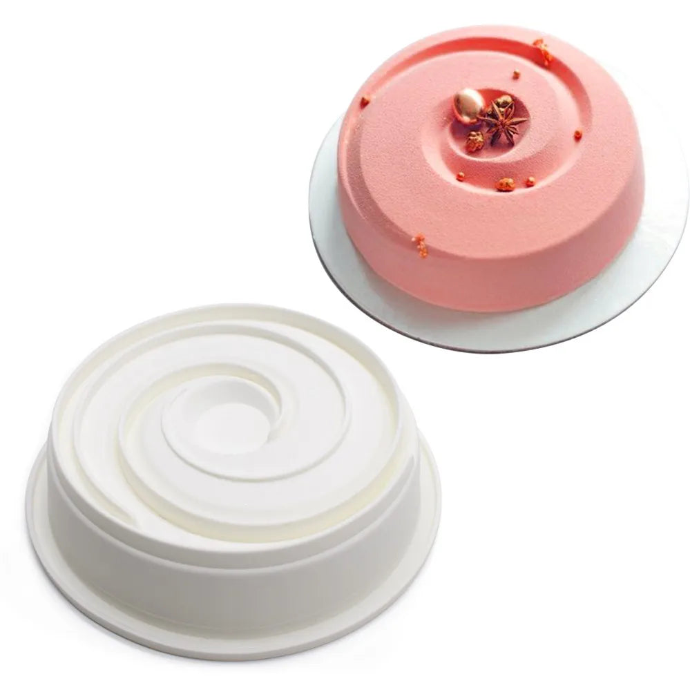 Runde Silikon Backform Große Blume für Kuchen Mousse