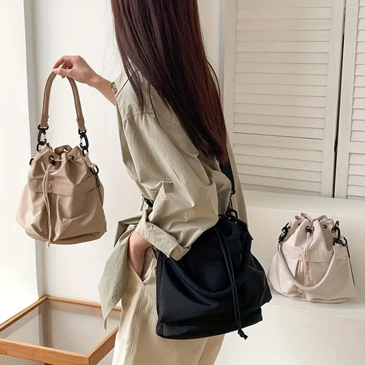Damen Schultertasche Wasserdicht Nylon Groß Umhängetasche Beuteltasche Freizeit