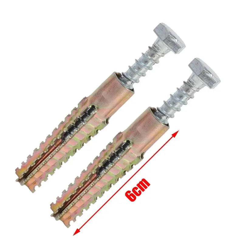 Vielseitiger Stahl Wandanker mit Schrauben für Holz und Beton