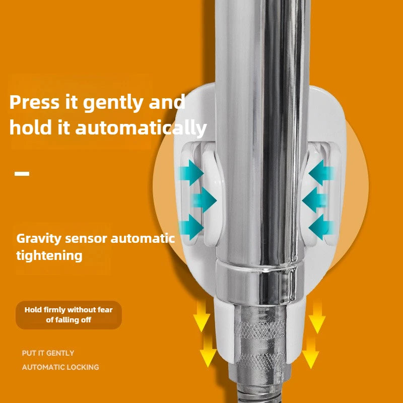 Einstellbare Duschkopf Halterung bohrfrei Teleskop Wandhalterung Bad