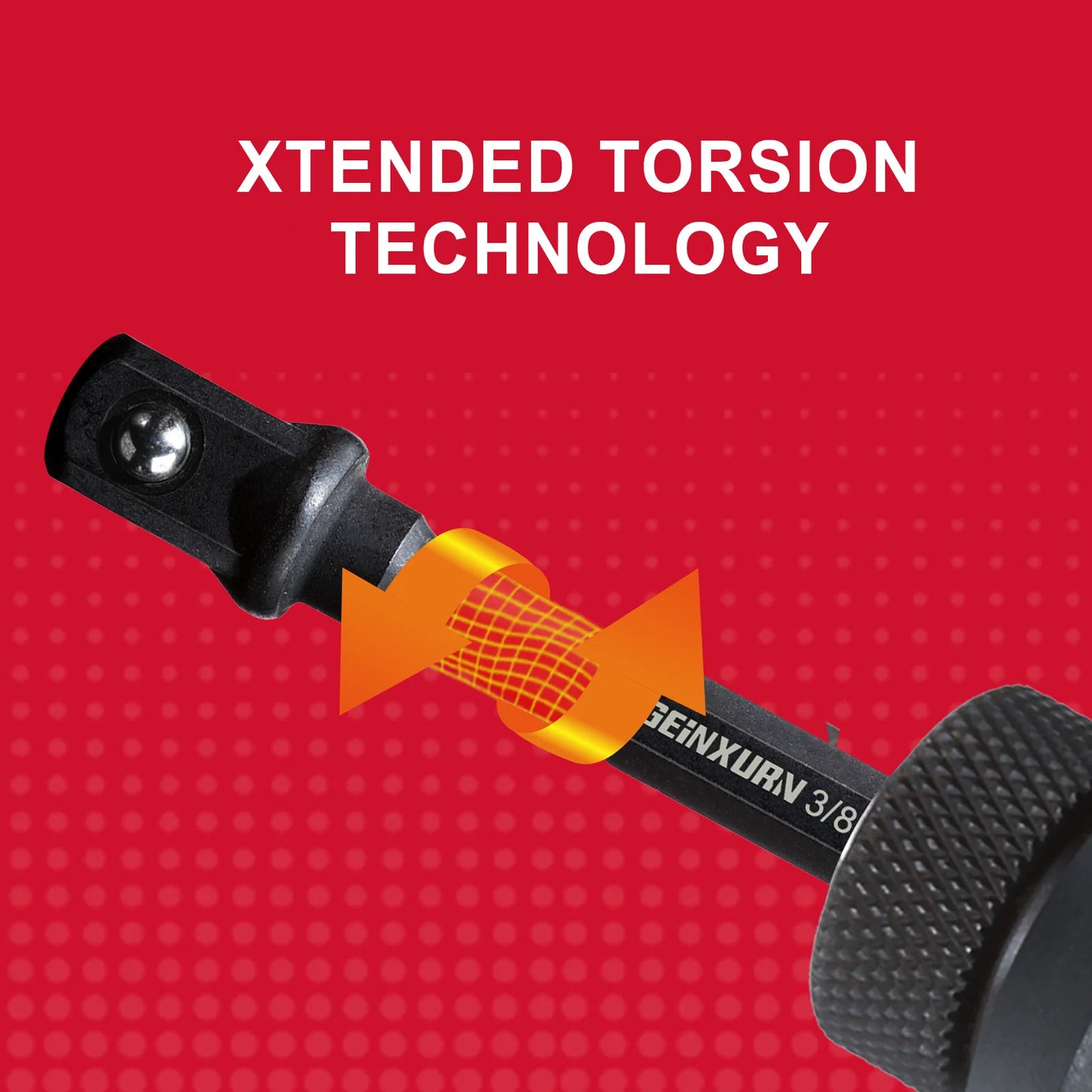 Flexibles Schlagschrauber-Adapter-Set 1/4-3/8-1/2 Zoll aus robustem Stahl