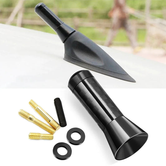 3,5cm kurze Kohlefaser Autoantenne universal – Stilvolles Design Upgrade