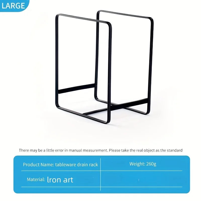 Robustes Küchenregal aus Eisen – platzsparend - vielseitig für Geschirr und Teller