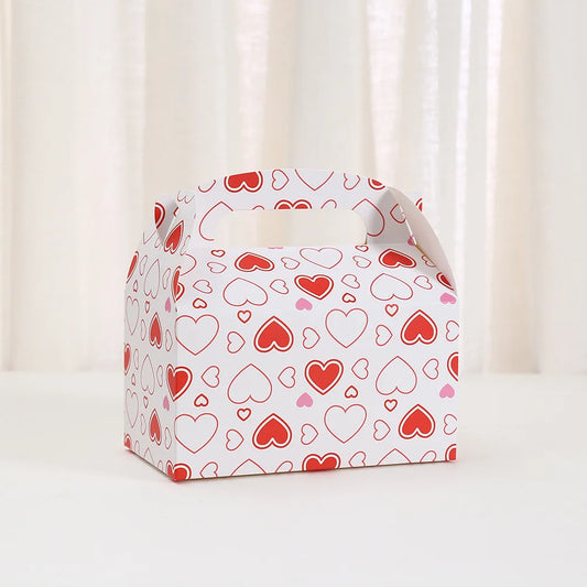 Zauberhafte Geschenkboxen mit Herzmuster für Süßes und Gastgeschenke