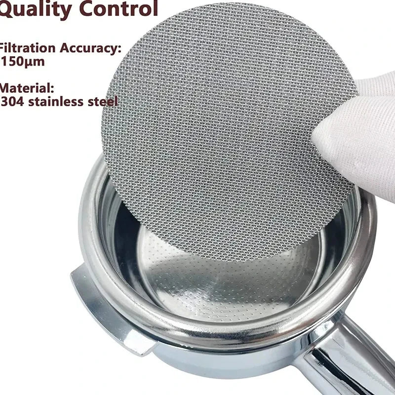 Wiederverwendbarer Holz Kaffeefilterhalter für Espresso Siebträger