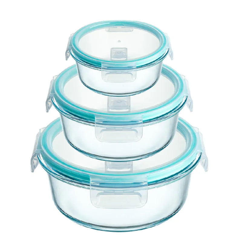 Borosilikatglas Lunchbox – Mikrowelle, Versiegelt, Kühl- und Gefrierbox