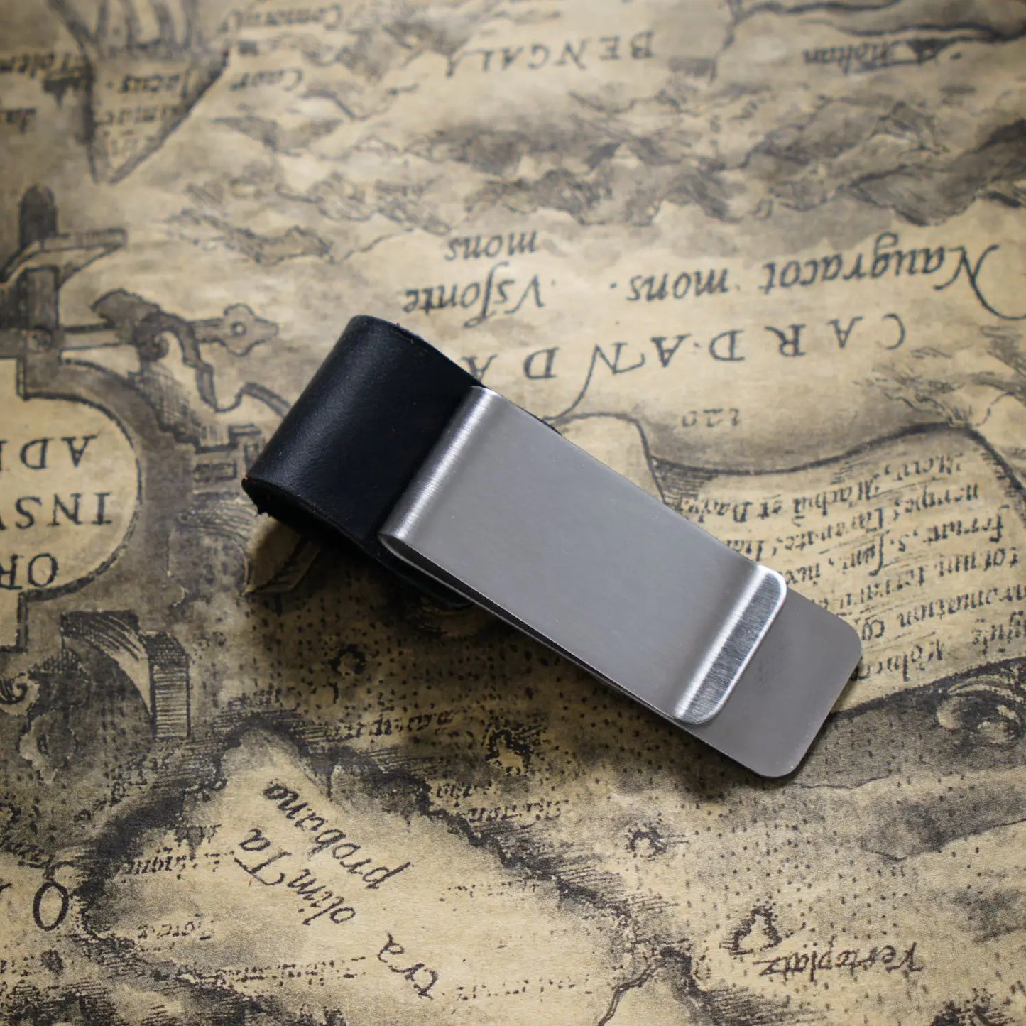 Edler Metall Leder Stifthalter für Notizbücher und Tagebücher