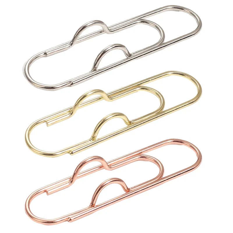 Multifunktionale Metall Büroklammern Stift Halter Clips für Notizbücher