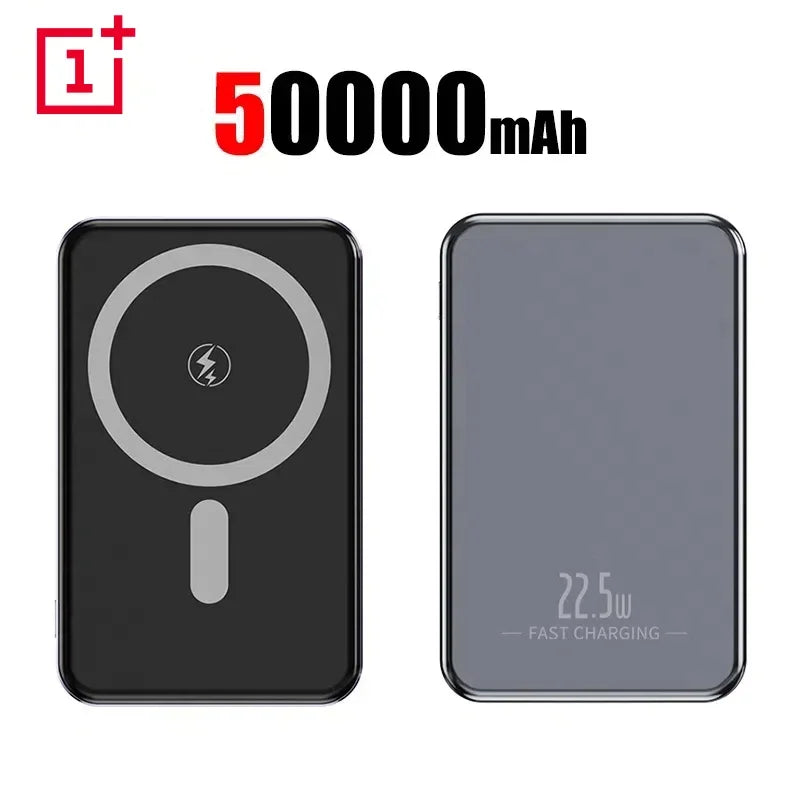 Magnetische Power Bank 50000mAh Schnellladung Kabellos für Mobilgeräte